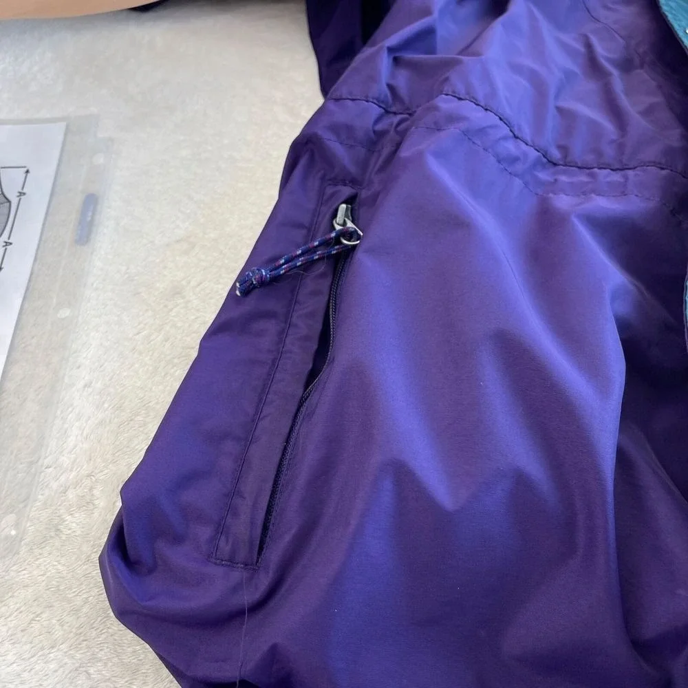 Columbia‎ Williwaw Vintage Ski Jacket XL Purple Green Y2K Colorblock 90s Coat